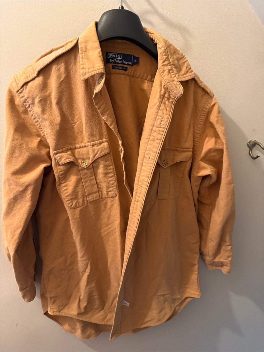 Polo by Ralph Lauren Tan Military Field Shirt Jacket - Picture 1 of 3